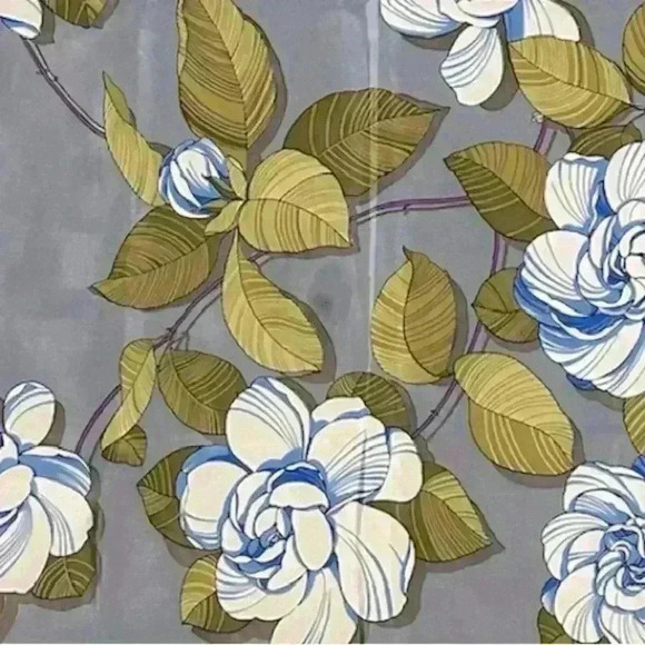 GUCCI Silk Floral Panshie Square Scarf Multicolor | 90 cm - Picture 6 of 10